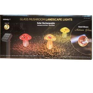 Infinity XT- SMARTER INSIDE BRIGHTER OUTSIDE 3-pack Mushroom Landscape Lights